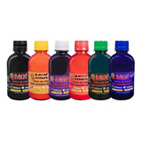 Tinta De Pincel Para Quadro Branco 6 Frascos De 250ml Cada