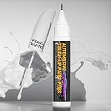Tinta De Retoque Branca Pérola Para Carros Caneta De Retoque De Pintura Automotiva Branca Pérola Reparo De Arranhões De Carro Dois Em Um Removedor De Arranhões De Carro Para Arranhões Profundos 