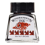Tinta Desenho Tinteiro Winsor Newton 14 Ml Nut Brown