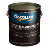 Tinta Emborrachada Ciaflex 3 6lt Fundo E Acabamento