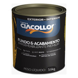 Tinta Emborrachada Fundo E Acabamento 3 6kg Ciacollor Cor
