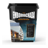 Tinta Emborrachada Masterfix 4kg Impermeável Flexível Acabamento Fosco Cor Inox