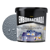 Tinta Emborrachada Masterfix 4kg Impermeável Flexível Acabamento Fosco Cor Nanquim