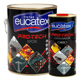 Tinta Epóxi Alta Resistência Com Endurecedor Eucatex 3 6l