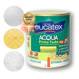 Tinta Epóxi Base Água Azulejos Madeira Metal Branco E Cores Cor Platina 800ml