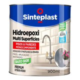 Tinta Epóxi Base Agua Brilhante Renova Banheiros 900ml Cores Cor Platina Brilhante