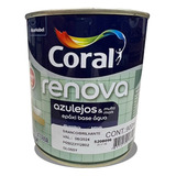 Tinta Epóxi De Azulejo Branco Brilhante Coral Renova 900 Ml
