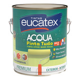Tinta Epoxi Eucatex Base Agua Branco 3 6l Azulejo Piso Metal