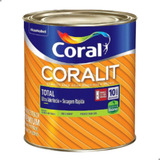 Tinta Esmalte Base Água Coralit Branco Fosco 900ml Coral