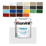 Tinta Esmalte Base Água Maxvinil 3 6l Preto