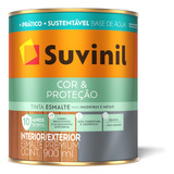 Tinta Esmalte Base De Água Branco Fosco 0 9 Suvinil