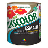 Tinta Esmalte Brilhante Base Água Branco 900ml Lukscolor