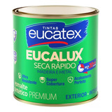 Tinta Esmalte Eucalux 900ml Cinza Medio Brilhante Eucatex