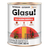 Tinta Esmalte Secagem Rapida Branco Brilhante Glasu 900 Ml