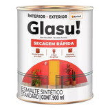 Tinta Esmalte Secagem Rapida Branco Brilhante Glasu 900 Ml