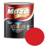 Tinta Esmalte Sint Maza Direto Na Ferrugem 900ml Cor Vermelho