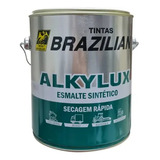 Tinta Esmalte Sintético Alkylux Preto Semi Br 3 6l Brazilian