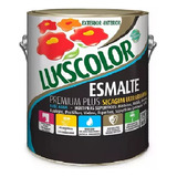 Tinta Esmalte Sintético Base Água 3 6l Lukscolor Cores Galão Cor Brilho Branco