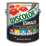 Tinta Esmalte Sintético Base Água 3 6l Lukscolor Cores Galão Cor Pérola Acetinado