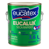 Tinta Esmalte Sintético Eucalux Madeira metais 3 6l Eucatex Cor Amarelo