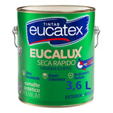 Tinta Esmalte Sintético Eucalux Madeira metais 3 6l Eucatex Cor Vermelho Goya