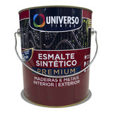 Tinta Esmalte Sintético Premium Universo Tintas Grafite 3 6l