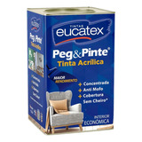 Tinta Eucatex Acrílica Fosca 18l Para Parede Peg E Pinte