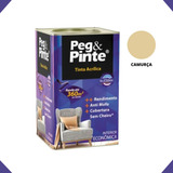 Tinta Eucatex Acrilica Pintura Parede Peg E Pinte 18l Cores Cor Camurça Imperial