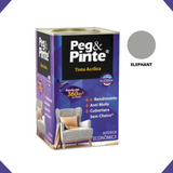 Tinta Eucatex Acrilica Pintura Parede Peg E Pinte 18l Cores Cor Elephant