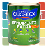 Tinta Eucatex Acrílico Rendimento Extra 3 6l Cores Mogicor