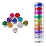 Tinta Facial Glitter Color Make 10 Cores Maquiagem Artística