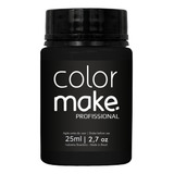 Tinta Facial Líquida Color Make Cores Pote Com 25ml Tom Da Maquiagem Preto