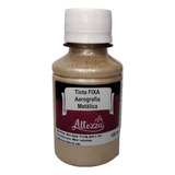 Tinta Fixa Aerografia Metálica 100ml Escolha A Cor