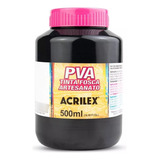 Tinta Fosca Para Artesanato Pva 500ml Acrilex
