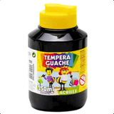 Tinta Guache 250ml Cores A Sua Acrilex Material 1 Un Cor Preto