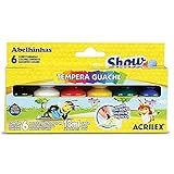 Tinta Guache Acrilex 02005 Multicor 18 Ml