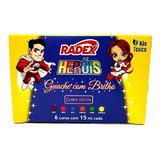 Tinta Guache Com Brilho Glitter C 6 Cores 15ml Radex Heróis
