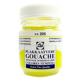 Tinta Guache Talens Amarelo Limão Para Caligrafia 50ml 205