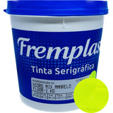 Tinta Hidro Mix Fluor Amarelo Kilo Fremplast Serigrafia 