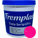 Tinta Hidro Mix Fluor Rosa Kilo Fremplast Serigrafia 