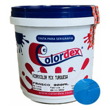 Tinta Hidrocolor Mix Azul Turqueza 900ml Colordex