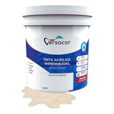 Tinta Impermeabilizante Para Piscina Borracha Recupera 900ml Acabamento Fosco Cor Areia