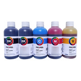 Tinta Inktec Corante C9021 Bk 2x250ml + Color Cmy 3x250ml