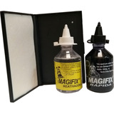 Tinta Kit P Carimbar Plástico 1 Reativador 1 Almofada
