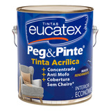 Tinta Latex Eucatex Peg Pinte Acrilico Palha Sertao 3600ml Cor Palha Do Sertão