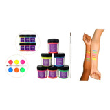 Tinta Líquida Fluorescente Neon 6 Cores Colormake