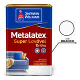 Tinta Metalatex Super Lavável Sherwin Williams 18l Brilho Cor Branco