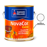 Tinta Novacor Extra Semi Brilho Standard 3 6 Litros Cor Branco Semi Brilho
