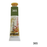 Tinta Óleo 20ml Classic Acrilex Cor Do Óleo 365 Verde Hooker