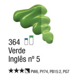 Tinta Óleo Oil Colors Classic Cores Claras 20ml Acrilex Cor Do Óleo Verde Inglês N 5